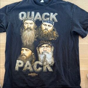 Delta Black Short Sleeve Tee with Vintage Graphic